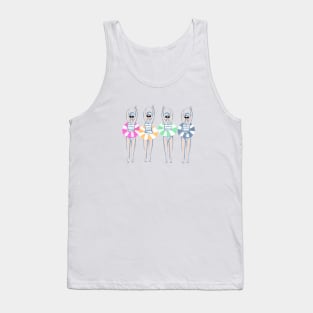 Modern Artistic Swimmers Tank Top